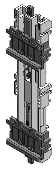 Assembling Plate UMP54A (two slidable rails)